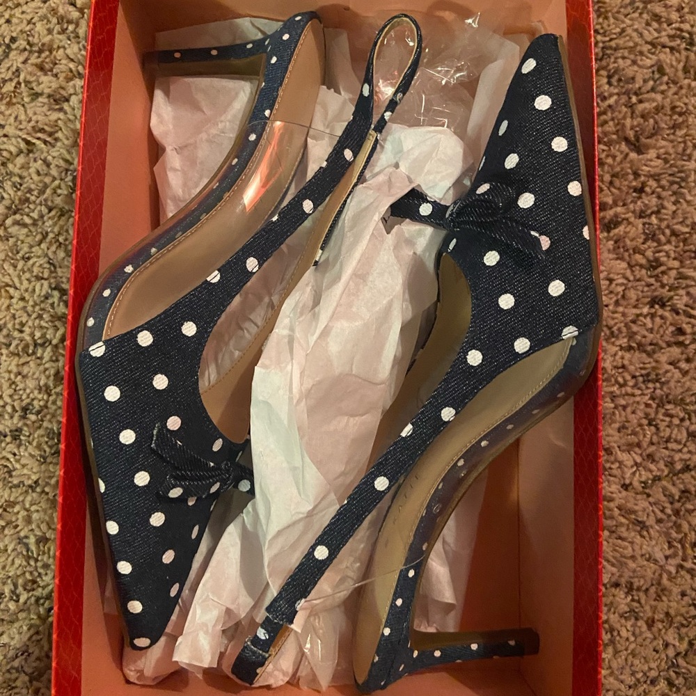 Kelly & Katie Polkadot Heels